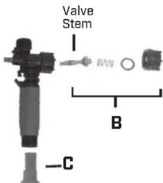 Chapin 63900 - DISASSEMBLING AND REPAIRING THE SHUT OFF VALVE - 3