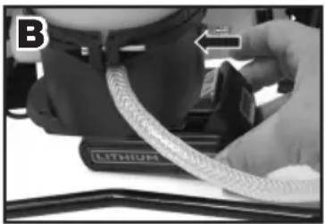 Chapin 63980 - INSTALLER ET ENLEVER LA BATTERIE DU PULVÉRISATEUR - 1