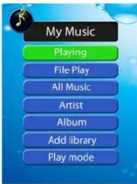 AquaSound Wipod - Intro and home screen: - 3