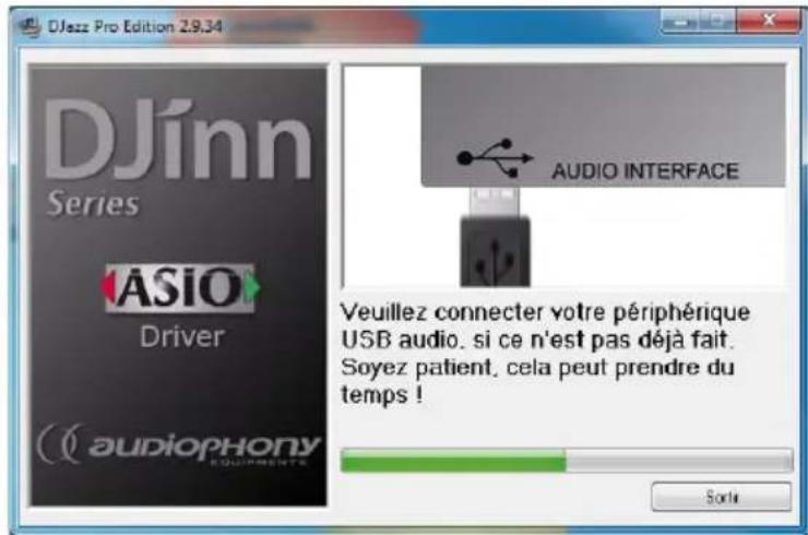 Audiophony DJazz Pro - - Installation du pilote ASIO dédié (sous Windows® uniquely) - 3