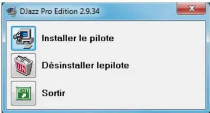 Audiophony DJazz Pro - - Installation du pilote ASIO dédié (sous Windows® uniquely) - 2