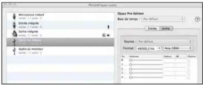 Audiophony DJazz Pro - - Configuration du système avant utilisation du logiciel sous MAC OS® - 1