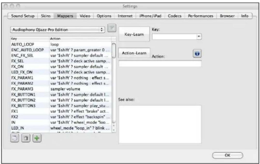 Audiophony DJazz Pro - - Réglage des options pour Virtual DJ PRO sous MAC OS® - 2