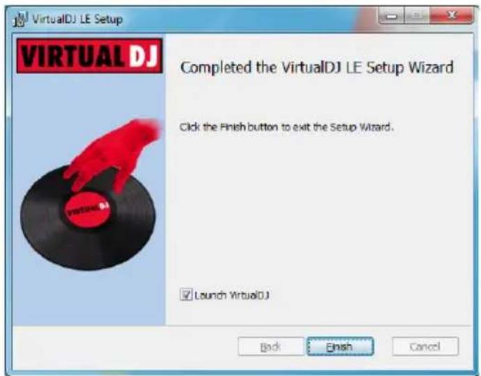 Audiophony DJazz Pro - - Installation du logiciel Virtual DJ LE sous Windows - 3