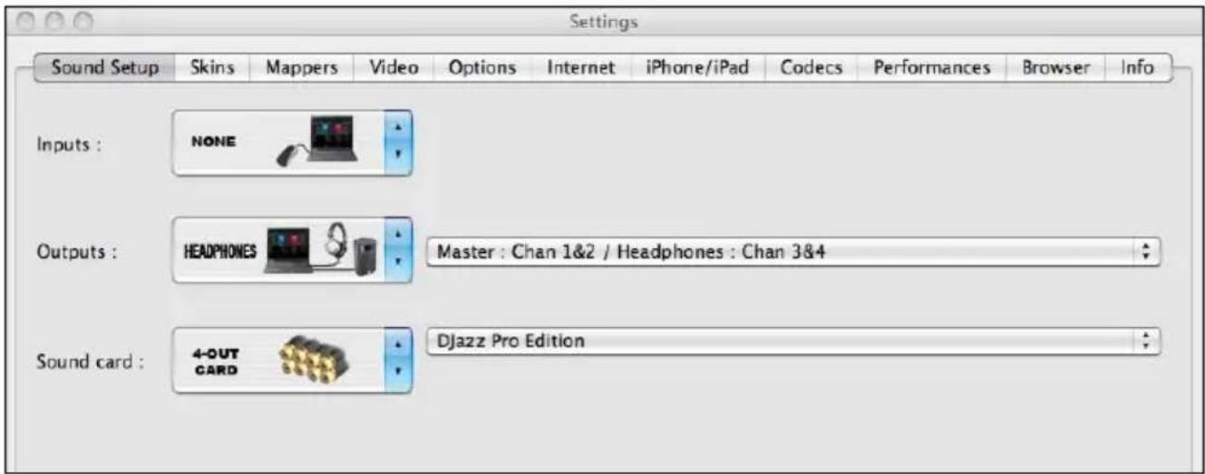 Audiophony DJazz Pro - - Réglage des options pour Virtual DJ PRO sous MAC OS® - 1