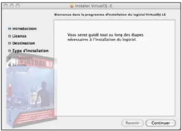 Audiophony DJ inn Pro - - Installation du logiciel virtual DJ le sous MAC OS® - 1