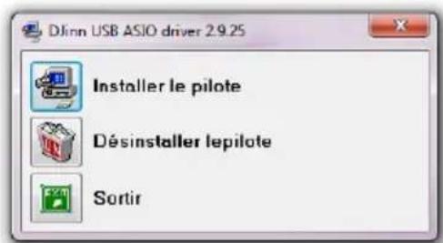 Audiophony DJ inn Pro - - Installing the Djinn Pro ASIO driver - 2