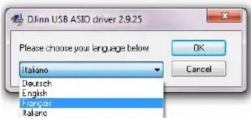 Audiophony DJ inn Pro - - Installing the Djinn Pro ASIO driver - 1