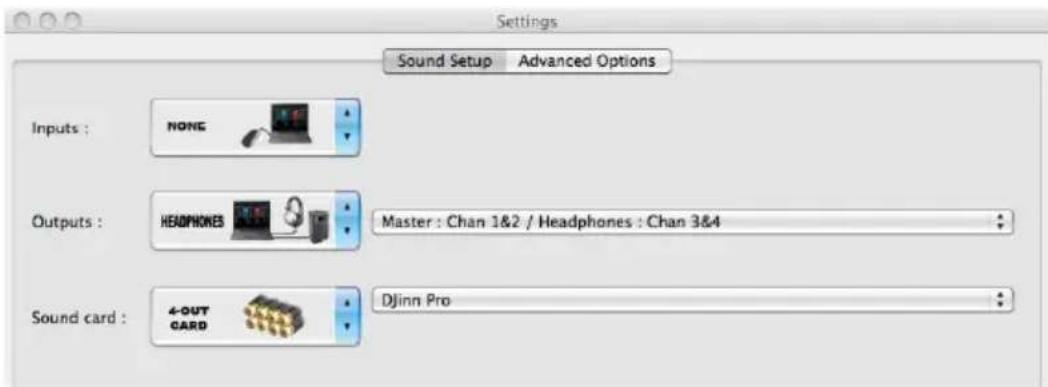 Audiophony DJ inn Pro - - Réglage des options pour virtual DJ le sous MAC OS® - 1