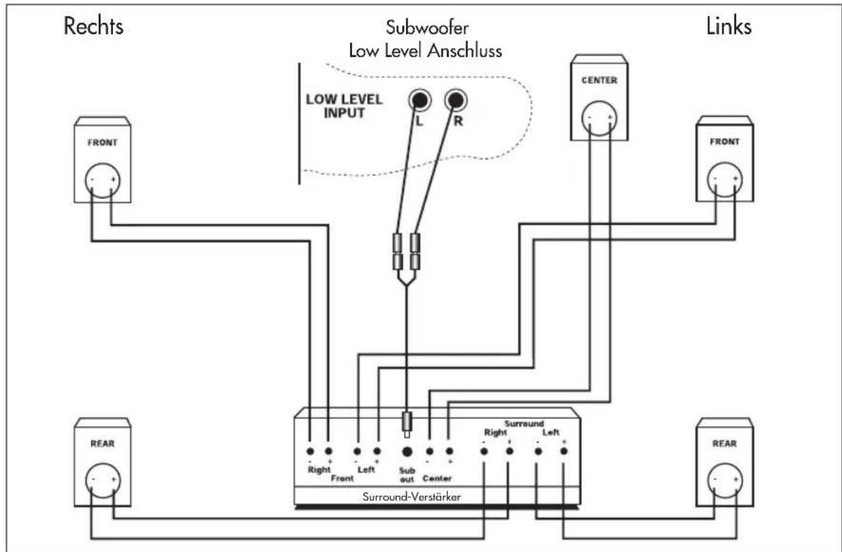 Aurum VIII - Betrieb an einem Surround Verständner - 1