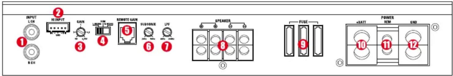 MTX Audio X1000D - Основные характеристики: - 1