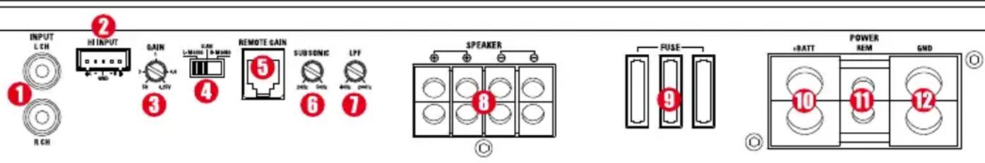 MTX Audio X1000D - Dati tecnici - 1