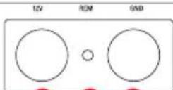 MTX Audio TH800D - Pannello Connettori (Lato) - 8