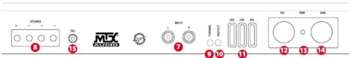 MTX Audio TH800D - Features : - 2
