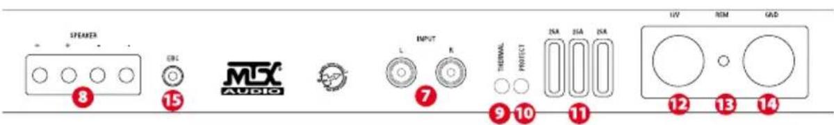 MTX Audio TH800D - Características : - 2