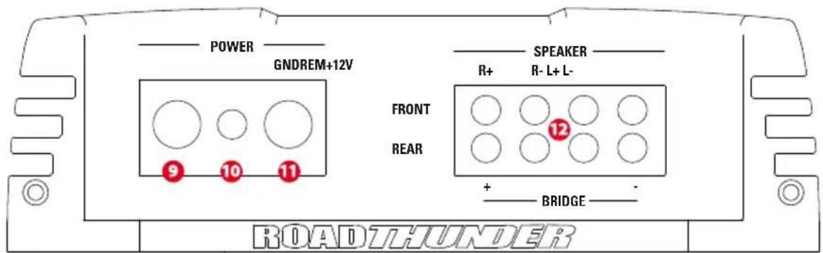 MTX Audio RT604 - Panel de control - 2