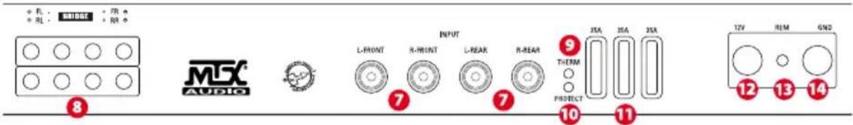 MTX Audio TH904 - Najważniejsze cechy : - 2