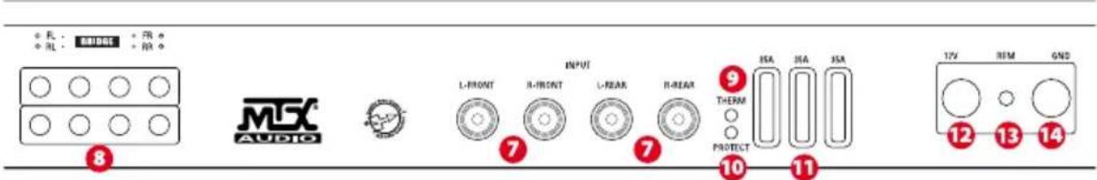MTX Audio TH904 - Ominaisuudet : - 2