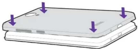 NEFFOS Y5L - Replacez le cache-batterie - 1
