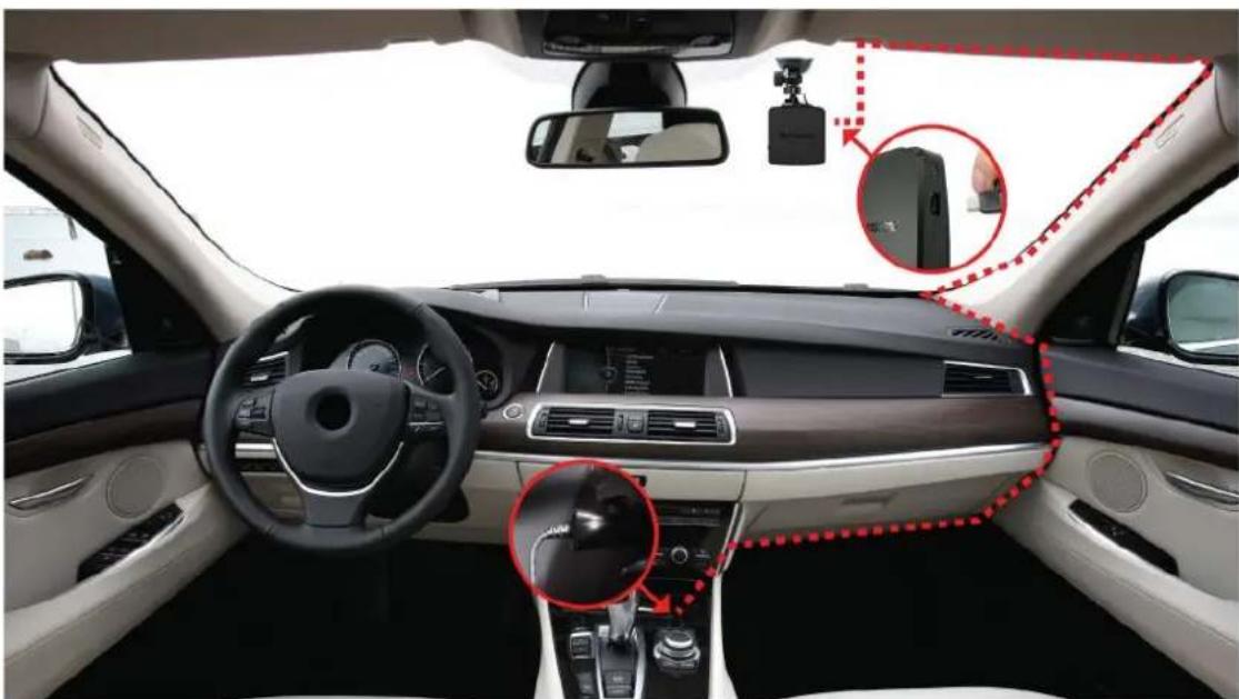 TRANSCEND DrivePro 50 - 4-5 Brancher'imentation - 1