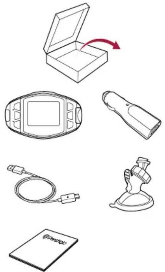 PRESTIGIO RoadRunner 315 - Inside your package Your device at a glance - 1