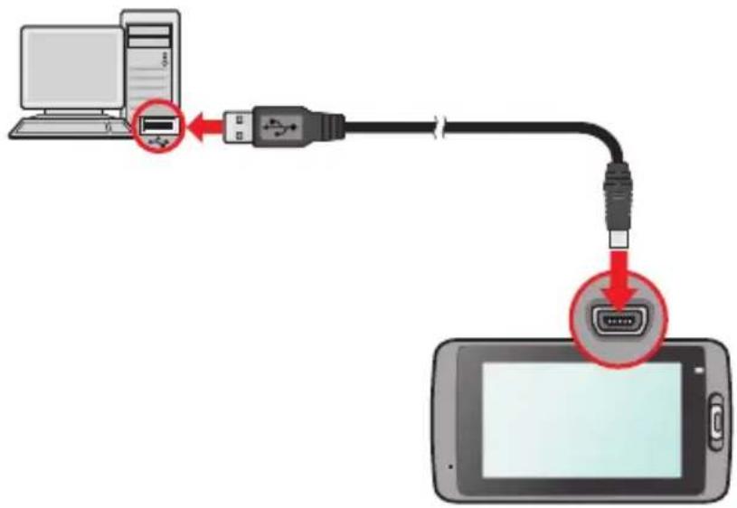 MIO Mivue 638 - Connexion à votre ordinateur - 1