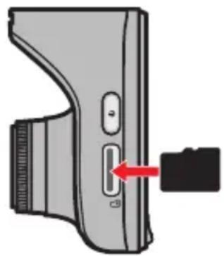 MIO MiVue 528 - Insertion de la carte mémoire - 1