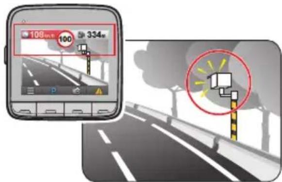 MIO MiVue 538 - Alertes de vitesse caméra - 1