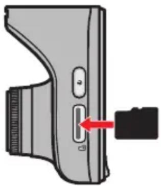 MIO MiVue 538 - Insertion de la carte mémoire - 1
