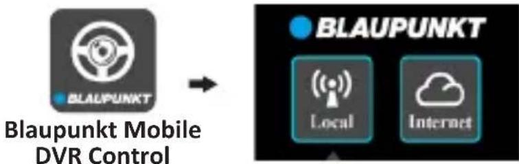 BLAUPUNKT DVR 5.0 Full HD WiFi - Utilisation sans fil ou à travers l'application - 1