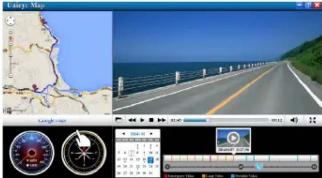 BLAUPUNKT DVR 5.0 Full HD WiFi - Google Maps View (Affichage Google Maps) - 1