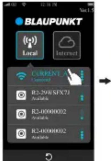 BLAUPUNKT DVR 5.0 Full HD WiFi - Le portable se connecte au caméscope - 2