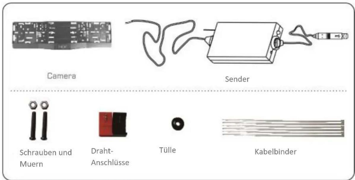 TREBS Comfortcam 99515 - Lieferumfang und Verpackungsinhalt - 1