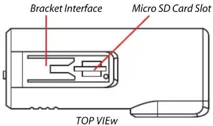 Bracket Interface Micro SD Card Slot TOP VIEW