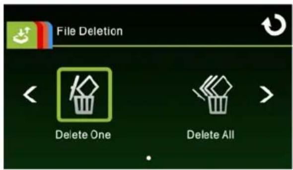 File Deletion Delete One Delete All