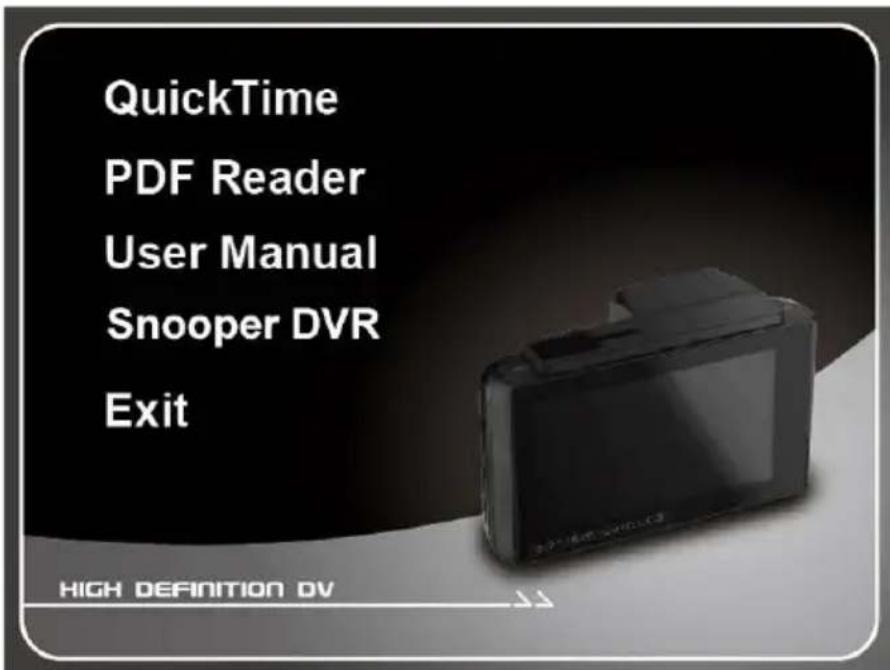 QuickTime PDF Reader User Manual Snooper DVR Exit HIGH DEFINITION DV