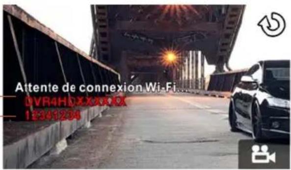 Attente de connexion Wi-Fi DVR4HDXXXXX 12341234