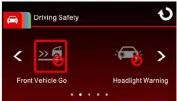 Driving Safety Front Vehicle Go Headlight Warning