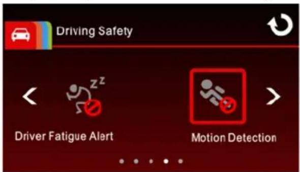Driving Safety Driver Fatigue Alert Motion Detection