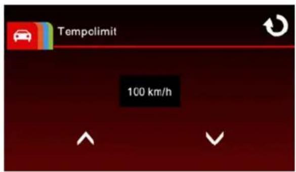 Tempclimit 100 km/h