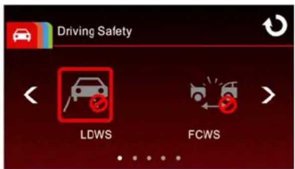 Driving Safety LDWS FCWS