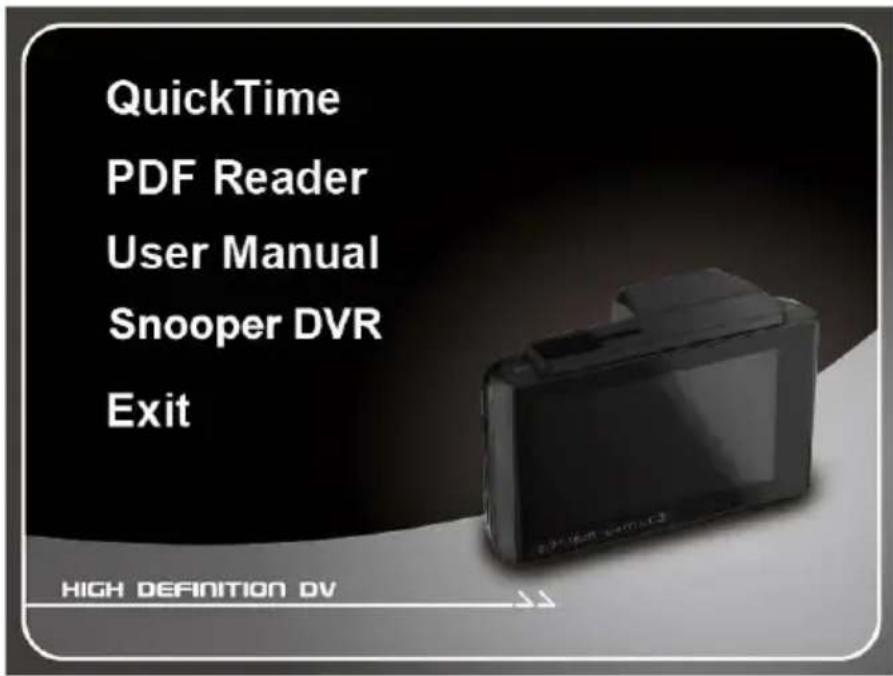 QuickTime PDF Reader User Manual Snooper DVR Exit HIGH DEFINITION DV