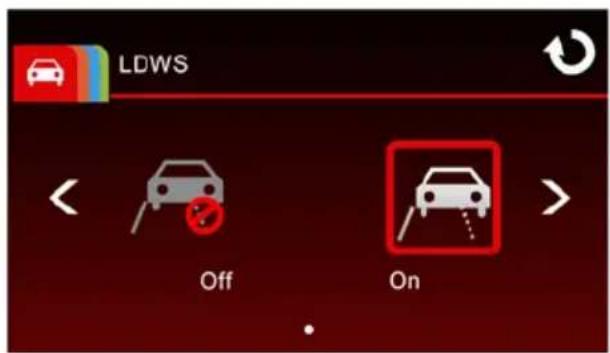 LDWS Off On