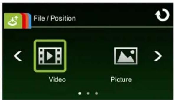 File / Position Video Picture