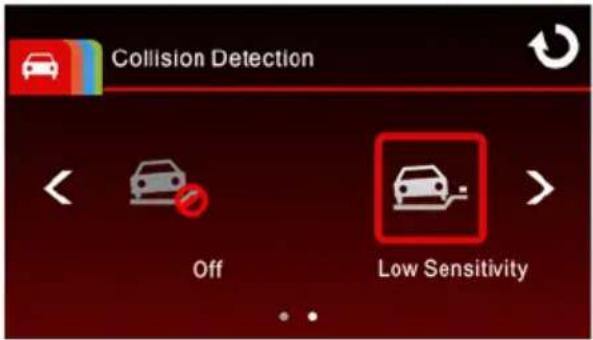 Collision Detection Off Low Sensitivity