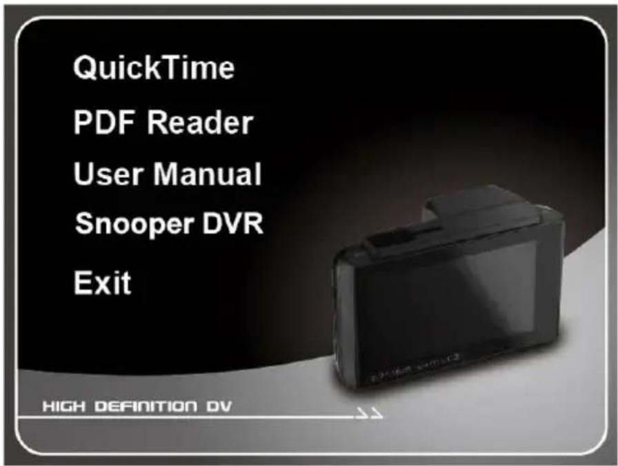 QuickTime PDF Reader User Manual Snooper DVR Exit HIGH DEFINITION DV