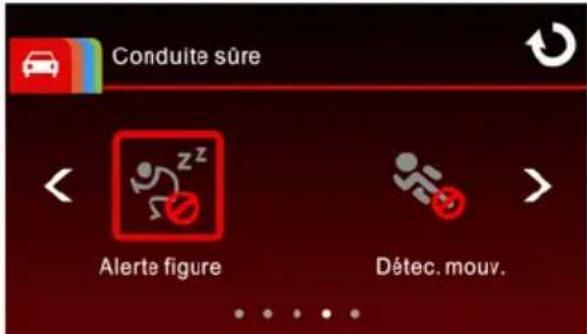 Conduite sûre Alerte figure Détéc. mouv.