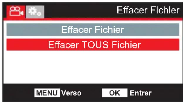 NEXT BASE InCar Cam 212 Lite - Effacer des fichiers : - 2