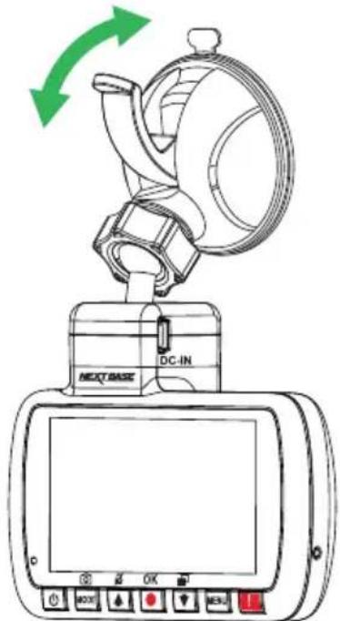 NEXT BASE InCar Cam 212 Lite - Attacher le support au pare-brise. - 1