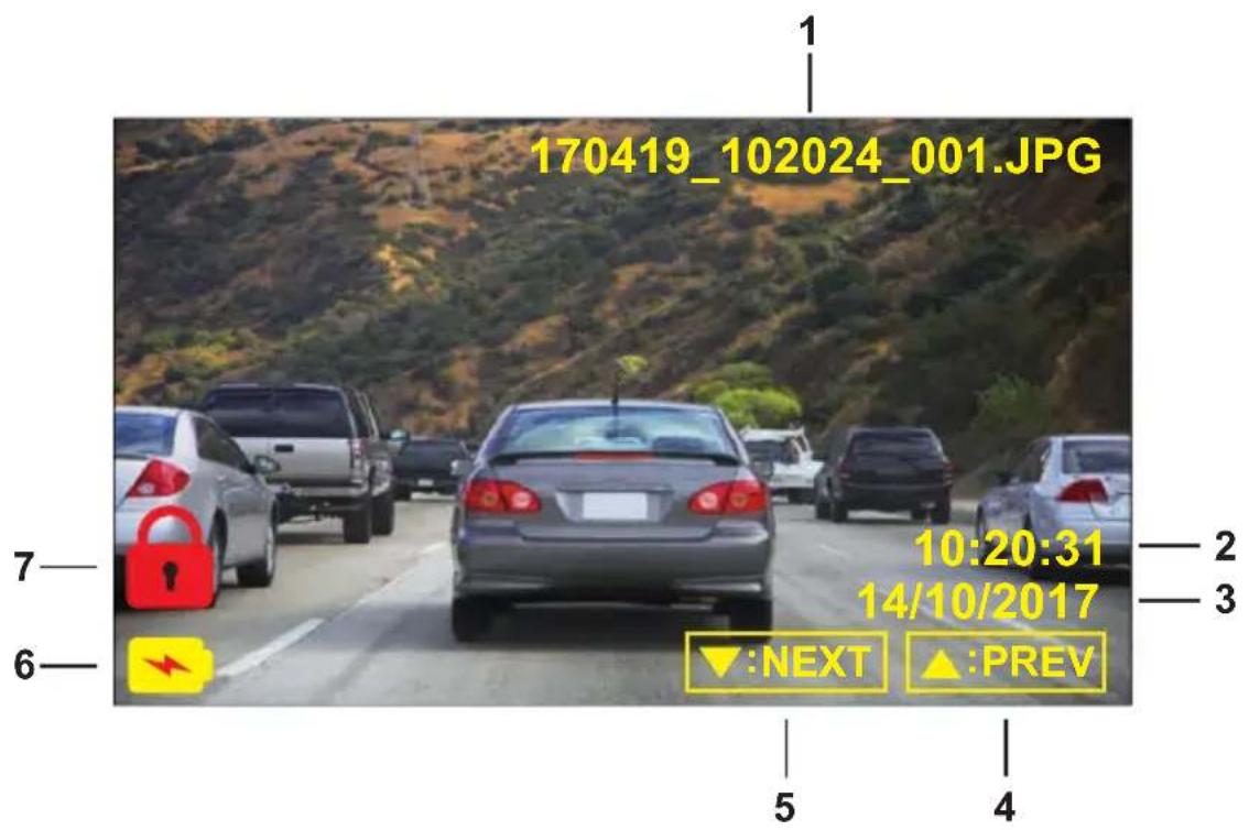 NEXT BASE InCar Cam 212 Lite - Mode lecture (suite) - 1